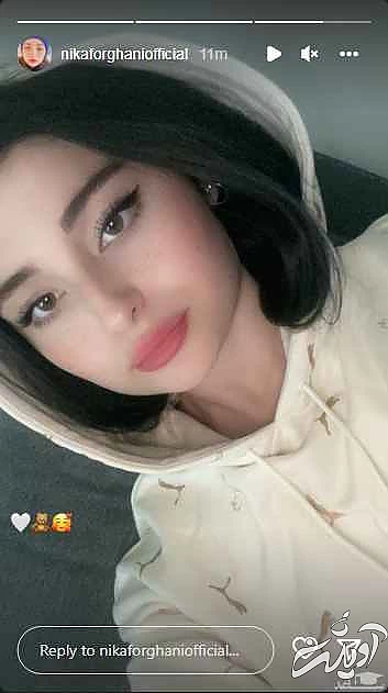 آرایش غلیظ نیکا فرقانی